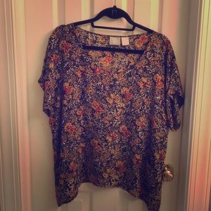 Silky Anthropologie top